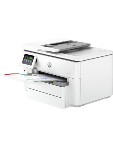 HP OfficeJet Pro Imprimantă HP 9730e Wide Format All-in-One, Color, Imprimanta pentru Birou mic, Imprimare, copiere, scanare,