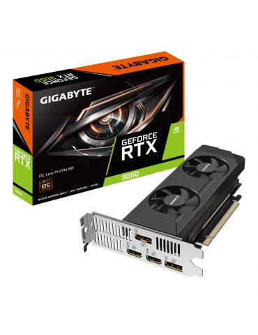 Gigabyte GeForce RTX 3050 OC Low Profile 6G NVIDIA 6 Giga Bites GDDR6 - Tik.ro