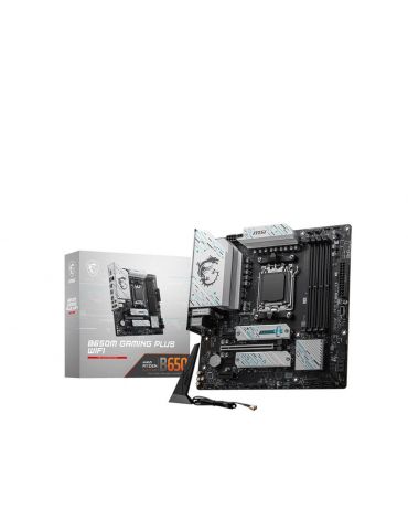 MSI B650M GAMING PLUS WIFI plăci de bază AMD B650 Mufă AM5 micro-ATX - Tik.ro
