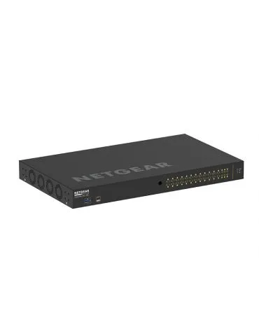 NETGEAR GSM4230P-100EUS switch-uri Gestionate L2 L3 Gigabit Ethernet (10 100 1000) Power over Ethernet (PoE) Suport 1U Negru