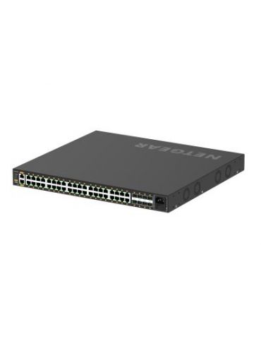NETGEAR GSM4248PX-100EUS switch-uri Gestionate L2 L3 L4 Gigabit Ethernet (10 100 1000) Power over Ethernet (PoE) Suport Negru - Tik.ro