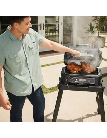 Ninja OG850EU grătar grill Electrice Negru, Gri 1700 W