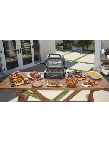 Ninja OG850EU grătar grill Electrice Negru, Gri 1700 W