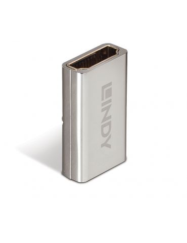 Lindy 41511 adaptor mufă cablu HDMI 2.1 Argint - Tik.ro