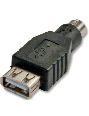 Lindy 70000 adaptor mufă cablu USB PS 2 Negru - Tik.ro