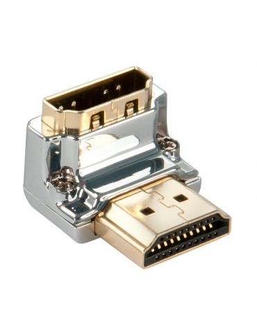 Lindy 41505 adaptor mufă cablu HDMI Type A (Standard) HDMI Tip A (Standard) Metalic - Tik.ro