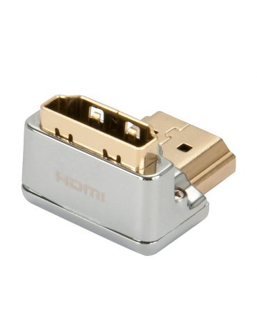 Lindy 41505 adaptor mufă cablu HDMI Type A (Standard) HDMI Tip A (Standard) Metalic