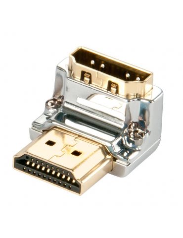 Lindy 41505 adaptor mufă cablu HDMI Type A (Standard) HDMI Tip A (Standard) Metalic