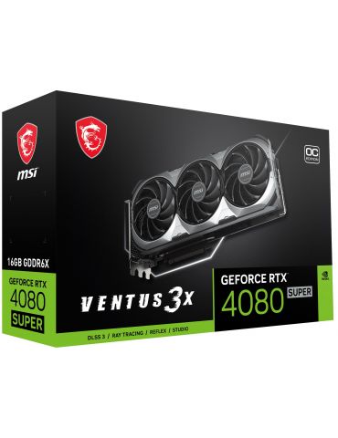 MSI VENTUS GeForce RTX 4080 SUPER 16G 3X OC NVIDIA 16 Giga Bites GDDR6X