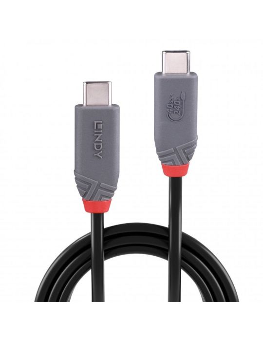 Lindy 36958 cabluri USB 2 m USB4 Gen 3x2 USB C Negru