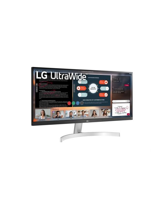 LG 29WN600-W monitoare LCD 73,7 cm (29") 2560 x 1080 Pixel UltraWide Full HD LED Argint