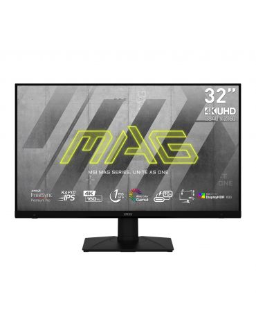 MSI MAG 323UPF monitoare LCD 81,3 cm (32") 3840 x 2160 Pixel 4K Ultra HD Negru - Tik.ro