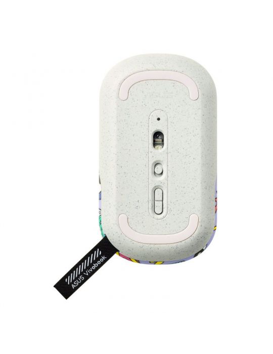 ASUS Marshmallow Mouse MD100 Steven Harrington Edition mouse-uri Ambidextru RF Wireless + Bluetooth Optice 1600 DPI