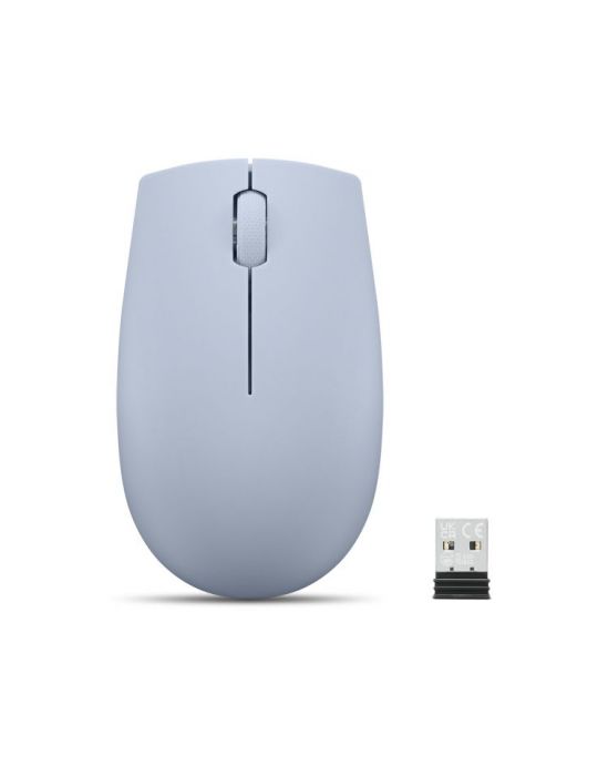 Lenovo 300 Wireless Compact Maus Kabellos Optisch Blau 3 Tasten 1000 dpi mouse-uri Ambidextru RF fără fir Optice