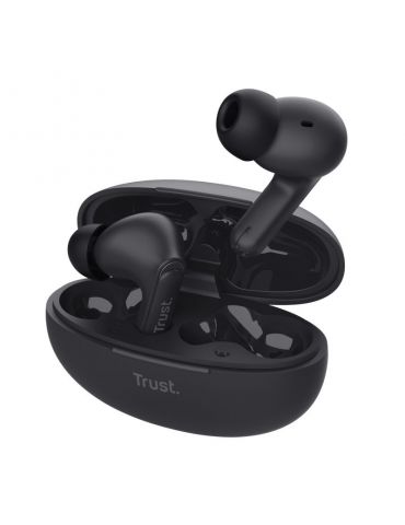 Trust Yavi Căști True Wireless Stereo (TWS) În ureche Apeluri Muzică USB tip-C Bluetooth Negru - Tik.ro