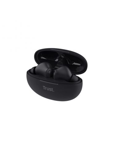 Trust Yavi Căști True Wireless Stereo (TWS) În ureche Apeluri Muzică USB tip-C Bluetooth Negru