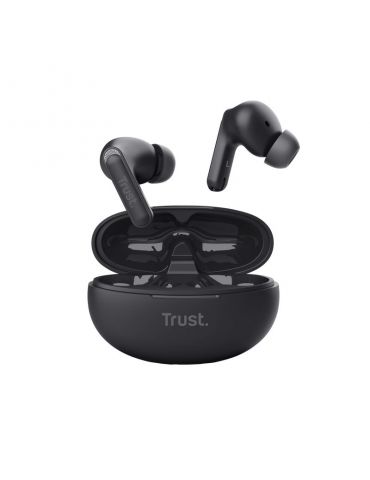 Trust Yavi Căști True Wireless Stereo (TWS) În ureche Apeluri Muzică USB tip-C Bluetooth Negru