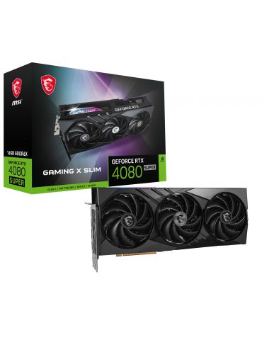MSI GAMING GeForce RTX 4080 SUPER 16G X SLIM NVIDIA 16 Giga Bites GDDR6X