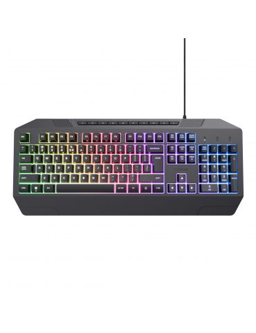 Trust GXT 836 Evocx tastaturi USB QWERTY Engleză SUA Negru