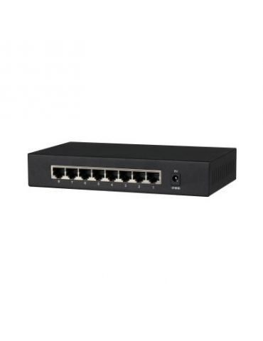 Dahua Technology PFS3008-8GT switch-uri Fara management L2 Gigabit Ethernet (10 100 1000) Negru - Tik.ro