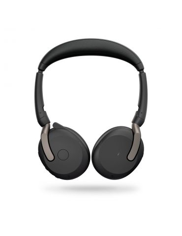 Jabra Evolve2 65 Flex Căști Prin cablu & Wireless Bandă de fixare pe cap Birou Call center Bluetooth Negru