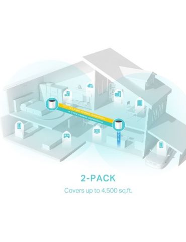 TP-Link AX3000 Bandă dublă (2.4 GHz  5 GHz) Wi-Fi 6 (802.11ax) Alb 3 Intern