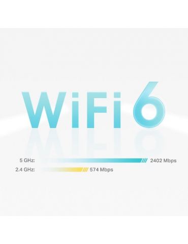 TP-Link AX3000 Bandă dublă (2.4 GHz  5 GHz) Wi-Fi 6 (802.11ax) Alb 3 Intern