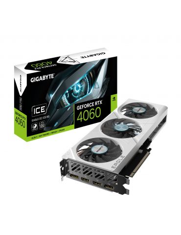 Gigabyte EAGLE GeForce RTX 4060 OC ICE NVIDIA 8 Giga Bites GDDR6
