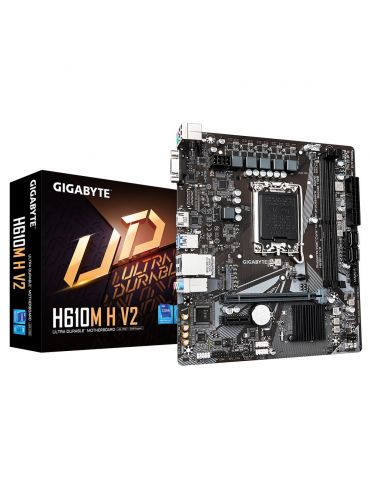 Gigabyte H610M H V2 plăci de bază Intel H610 Express LGA 1700 micro-ATX - Tik.ro