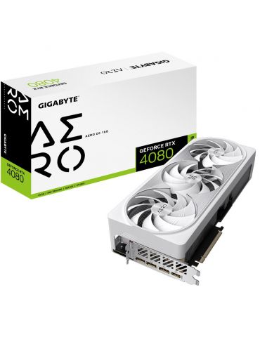 Gigabyte AERO GeForce RTX 4080 16GB OC NVIDIA 16 Giga Bites GDDR6X - Tik.ro