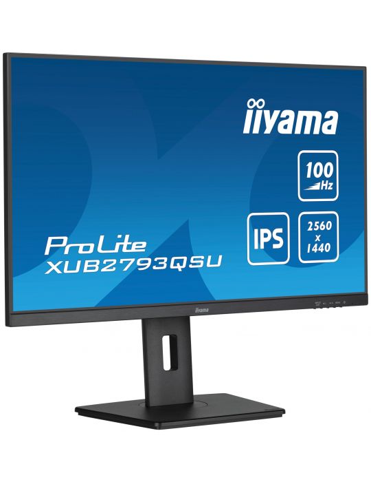 iiyama ProLite XUB2793QSU-B6 LED display 68,6 cm (27") 2560 x 1440 Pixel Quad HD Negru