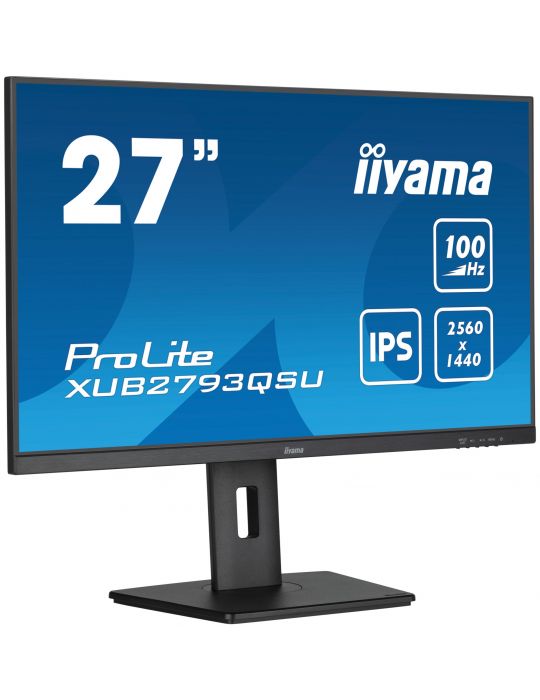 iiyama ProLite XUB2793QSU-B6 LED display 68,6 cm (27") 2560 x 1440 Pixel Quad HD Negru