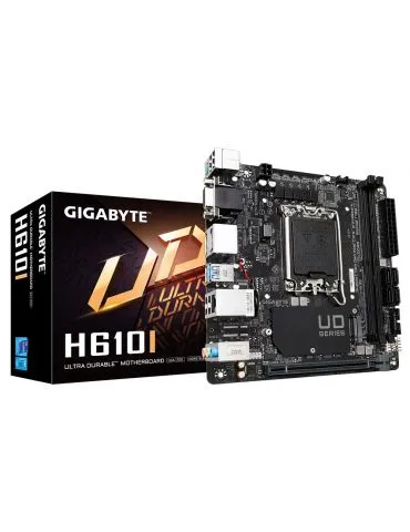 Gigabyte H610I plăci de bază Intel H610 Express LGA 1700 mini ITX - Tik.ro