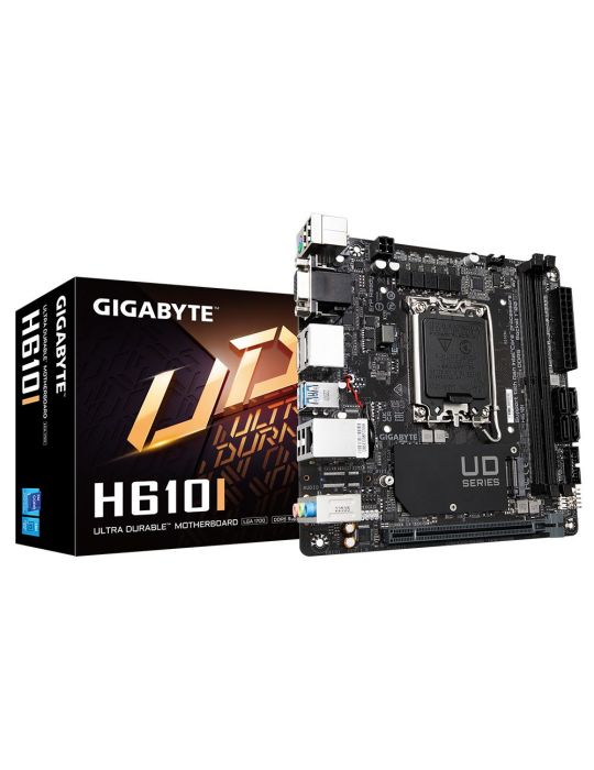 Gigabyte H610I plăci de bază Intel H610 Express LGA 1700 mini ITX