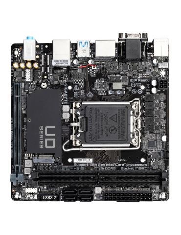 Gigabyte H610I plăci de bază Intel H610 Express LGA 1700 mini ITX