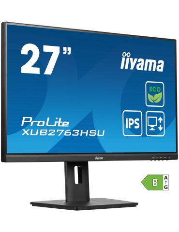 iiyama ProLite XUB2763HSU-B1 monitoare LCD 68,6 cm (27") 1920 x 1080 Pixel Full HD LED Negru