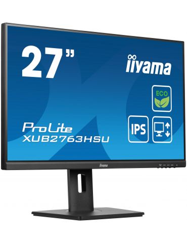 iiyama ProLite XUB2763HSU-B1 monitoare LCD 68,6 cm (27") 1920 x 1080 Pixel Full HD LED Negru