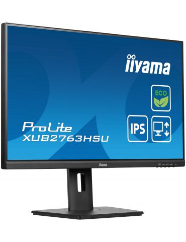 iiyama ProLite XUB2763HSU-B1 monitoare LCD 68,6 cm (27") 1920 x 1080 Pixel Full HD LED Negru