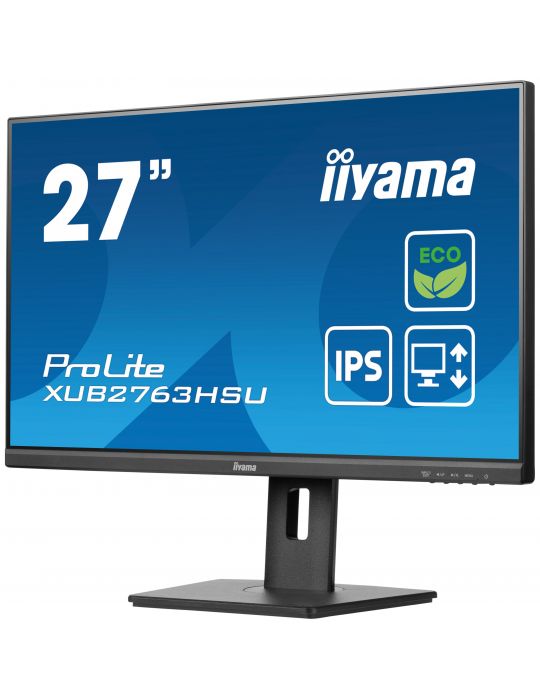 iiyama ProLite XUB2763HSU-B1 monitoare LCD 68,6 cm (27") 1920 x 1080 Pixel Full HD LED Negru