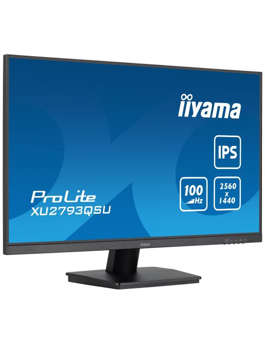 iiyama ProLite XU2793QSU-B6 monitoare LCD 68,6 cm (27") 2560 x 1440 Pixel Wide Quad HD LED Negru