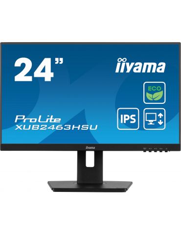 iiyama ProLite XUB2463HSU-B1 monitoare LCD 61 cm (24") 1920 x 1080 Pixel Full HD LED Negru - Tik.ro