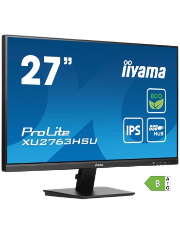 iiyama ProLite XU2763HSU-B1 monitoare LCD 68,6 cm (27") 1920 x 1080 Pixel Full HD LED Negru