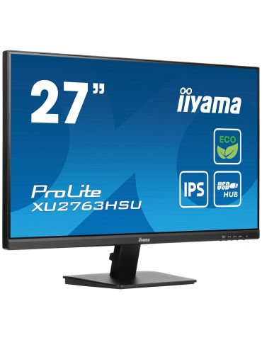 iiyama ProLite XU2763HSU-B1 monitoare LCD 68,6 cm (27") 1920 x 1080 Pixel Full HD LED Negru