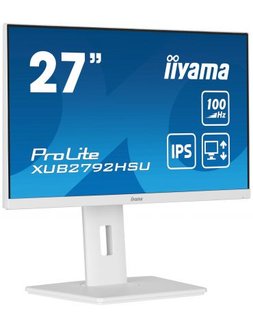 iiyama ProLite XUB2792HSU-W6 LED display 68,6 cm (27") 1920 x 1080 Pixel Full HD Alb