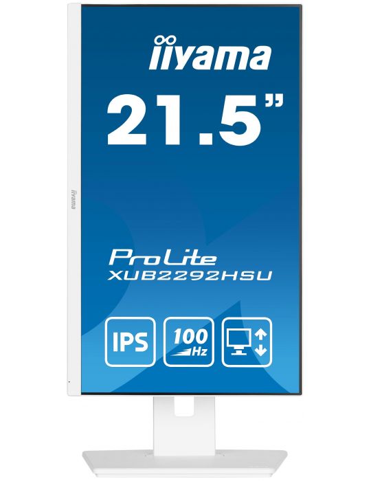 iiyama ProLite XUB2292HSU-W6 monitoare LCD 54,6 cm (21.5") 1920 x 1080 Pixel Full HD LED Alb