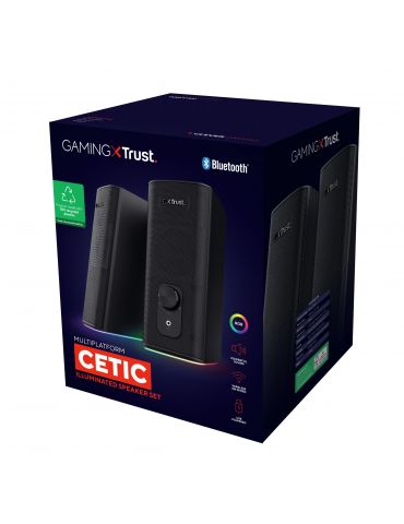 Trust GXT 612 CETIC boxe Negru Prin cablu & Wireless 18 W