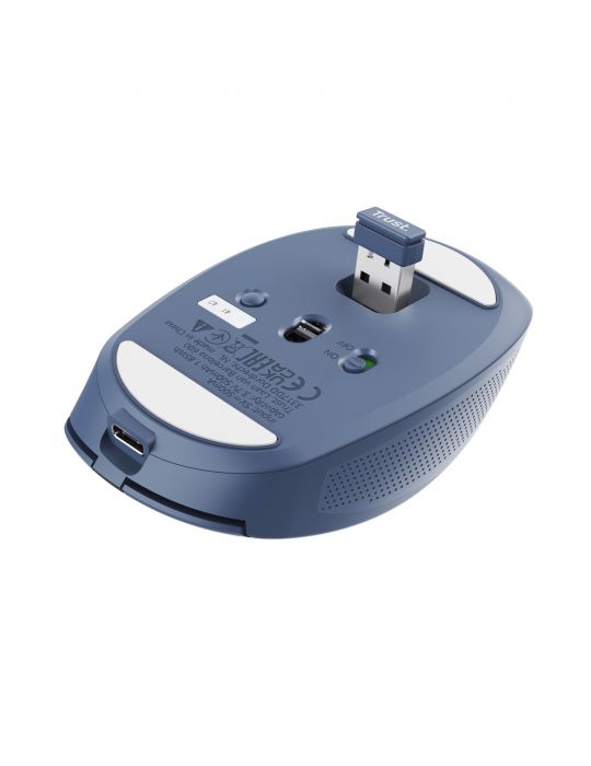 Trust Ozaa mouse-uri Mâna dreaptă RF Wireless + Bluetooth Optice 3200 DPI