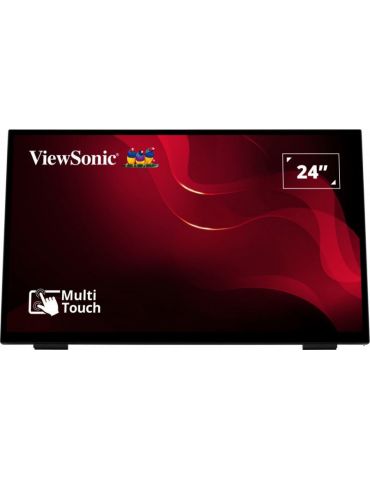 Viewsonic TD2465 Afișaj Semne Ecran plat interactiv 61 cm (24") LED 250 cd m² Full HD Negru Ecran tactil - Tik.ro