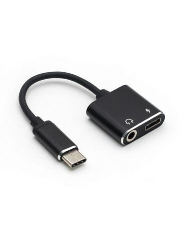 Adaptor USB-C tata - jack... - Tik.ro