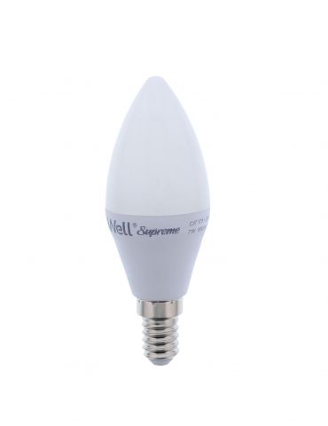 Bec led tip lumanare E14 7W... - Tik.ro